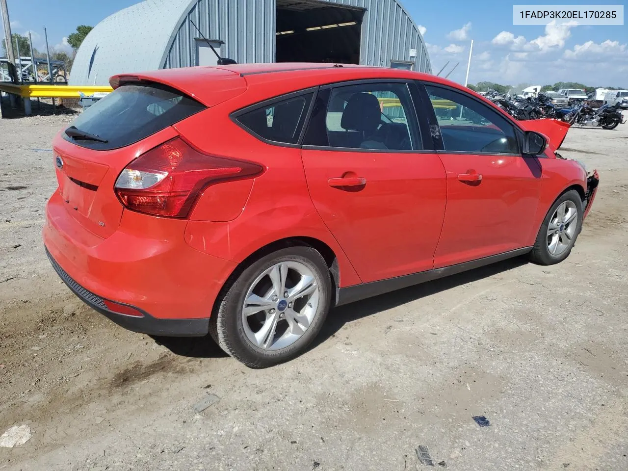 2014 Ford Focus Se VIN: 1FADP3K20EL170285 Lot: 69518224