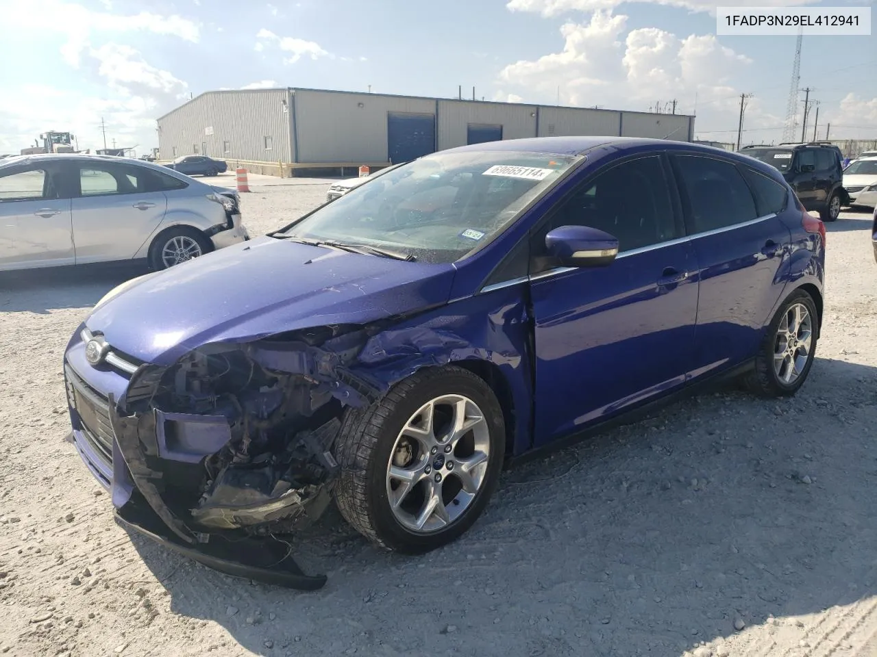 1FADP3N29EL412941 2014 Ford Focus Titanium