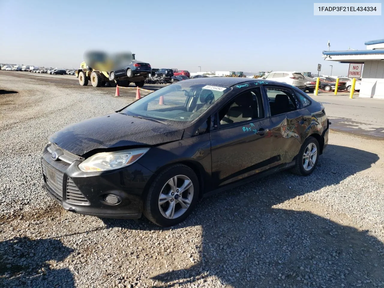 2014 Ford Focus Se VIN: 1FADP3F21EL434334 Lot: 69724454