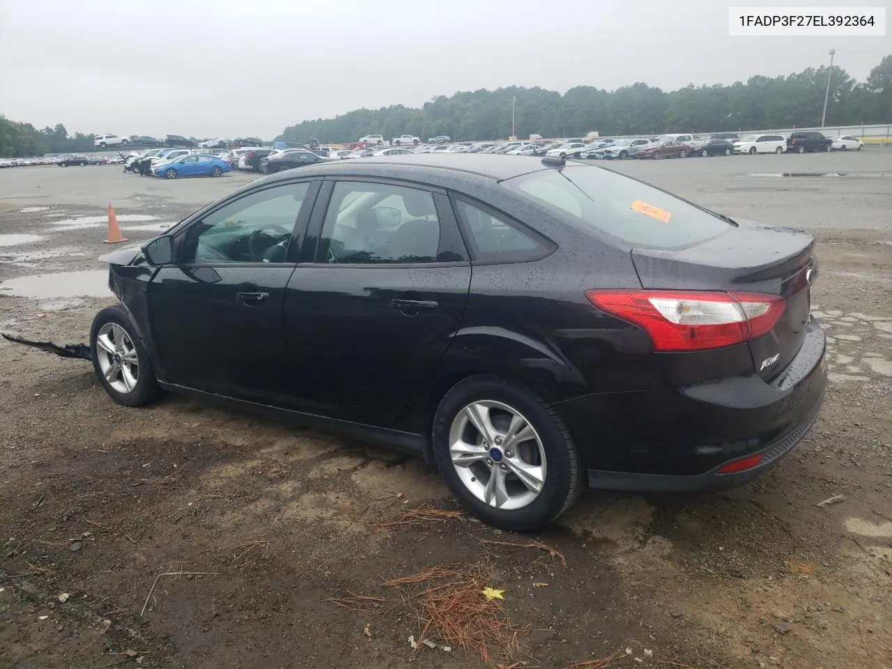 2014 Ford Focus Se VIN: 1FADP3F27EL392364 Lot: 69820134