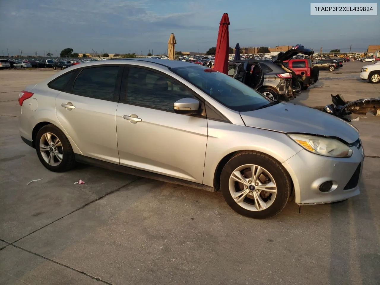 2014 Ford Focus Se VIN: 1FADP3F2XEL439824 Lot: 69964534