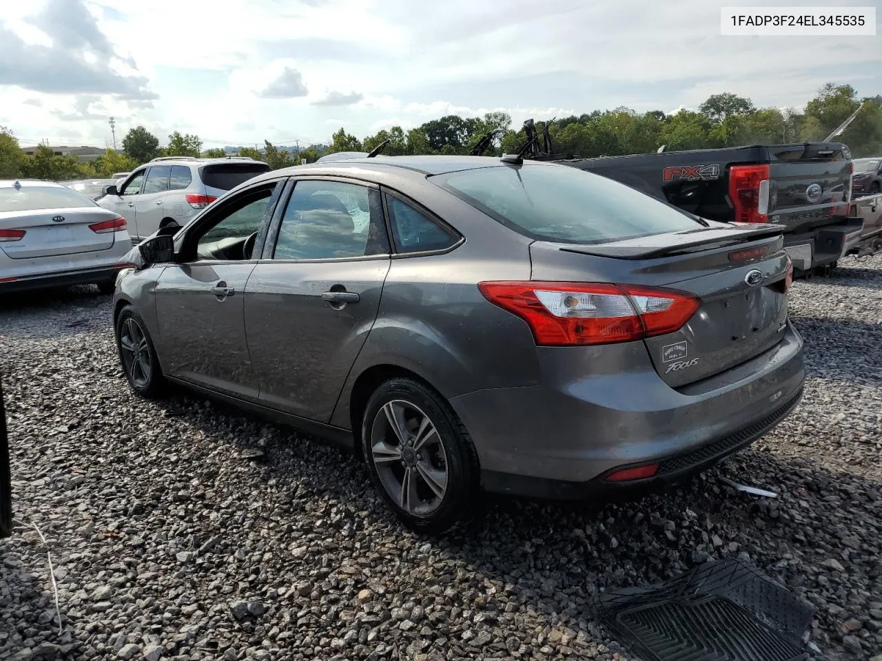 2014 Ford Focus Se VIN: 1FADP3F24EL345535 Lot: 70023534