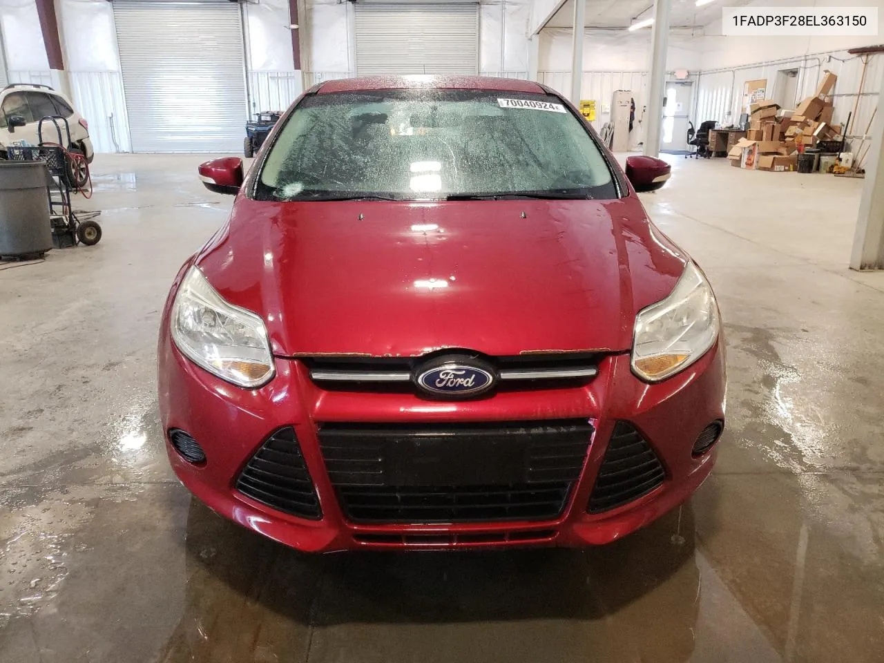 2014 Ford Focus Se VIN: 1FADP3F28EL363150 Lot: 70040924