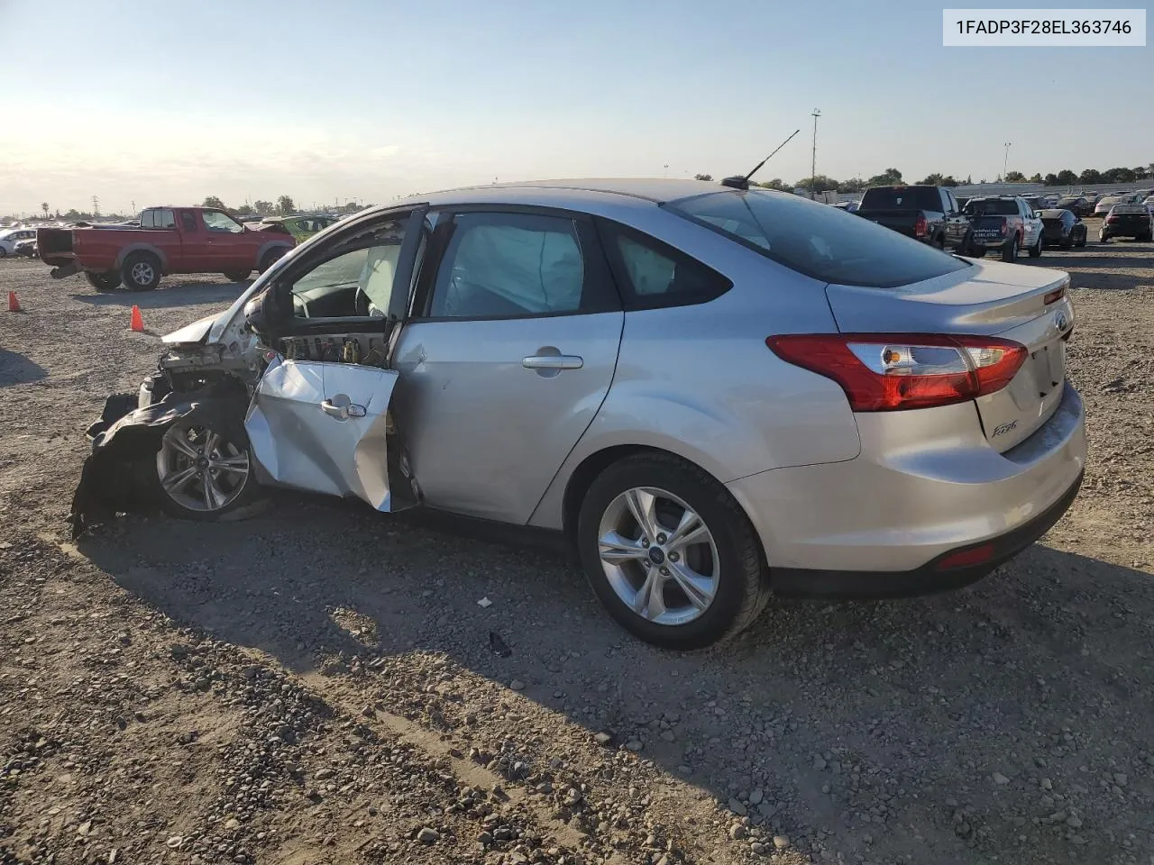 2014 Ford Focus Se VIN: 1FADP3F28EL363746 Lot: 70129444