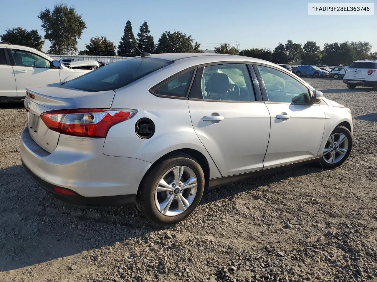 2014 Ford Focus Se VIN: 1FADP3F28EL363746 Lot: 70129444