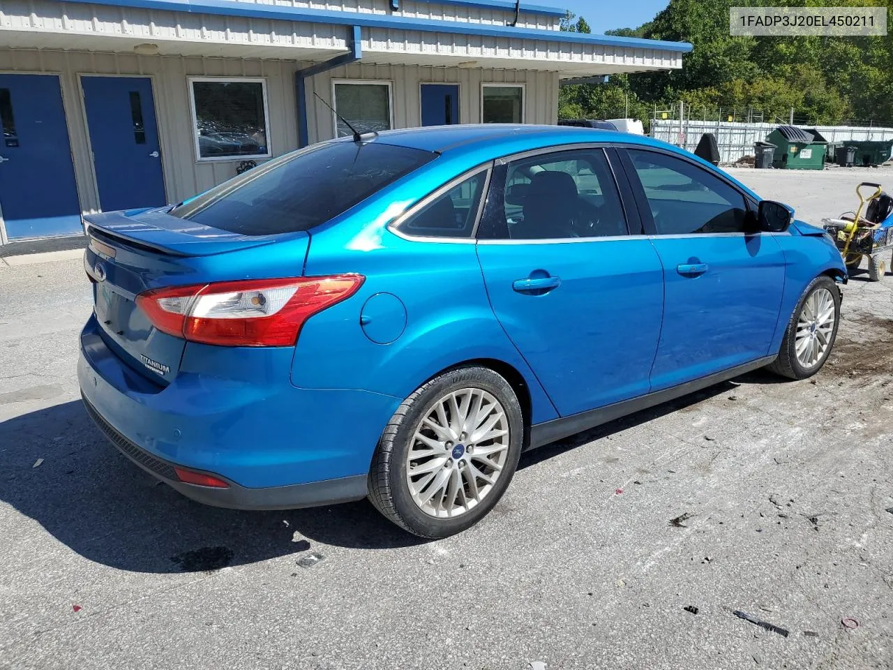 2014 Ford Focus Titanium VIN: 1FADP3J20EL450211 Lot: 70139344