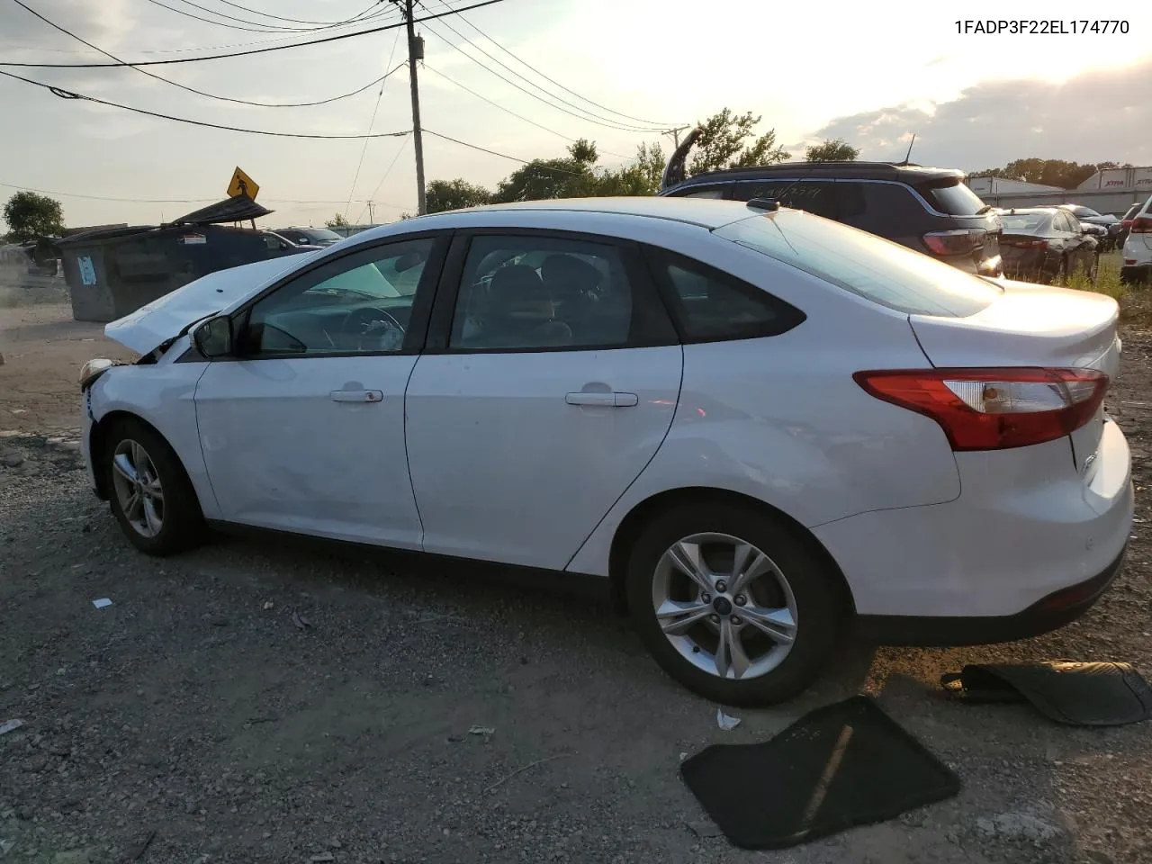 2014 Ford Focus Se VIN: 1FADP3F22EL174770 Lot: 70272464