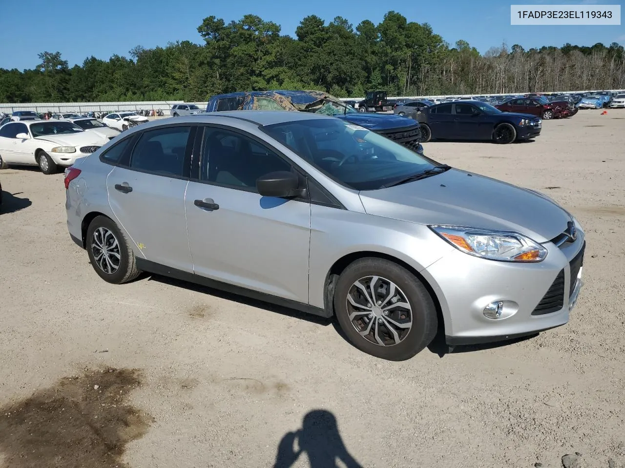 2014 Ford Focus S VIN: 1FADP3E23EL119343 Lot: 70295754