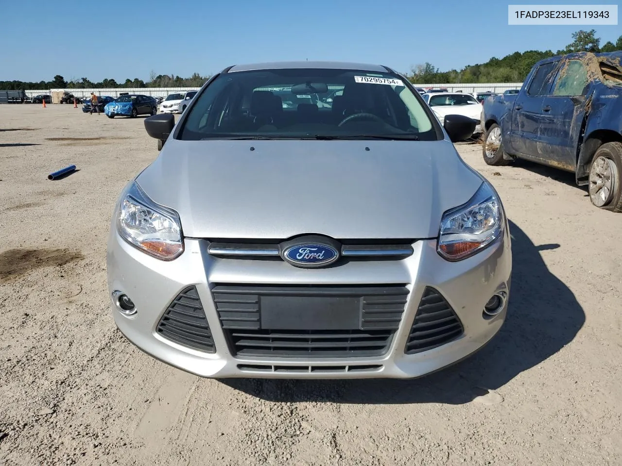 2014 Ford Focus S VIN: 1FADP3E23EL119343 Lot: 70295754