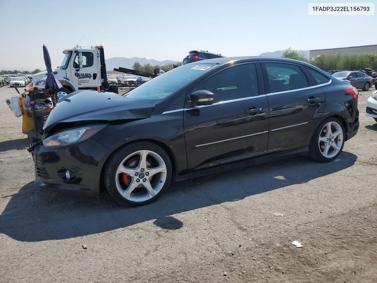 2014 Ford Focus Titanium VIN: 1FADP3J22EL156793 Lot: 70326704