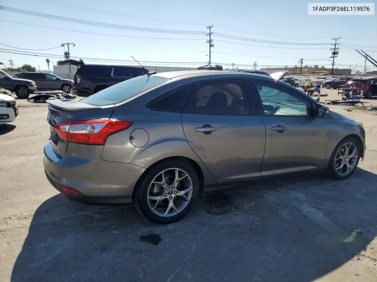 2014 Ford Focus Se VIN: 1FADP3F26EL119576 Lot: 70338054