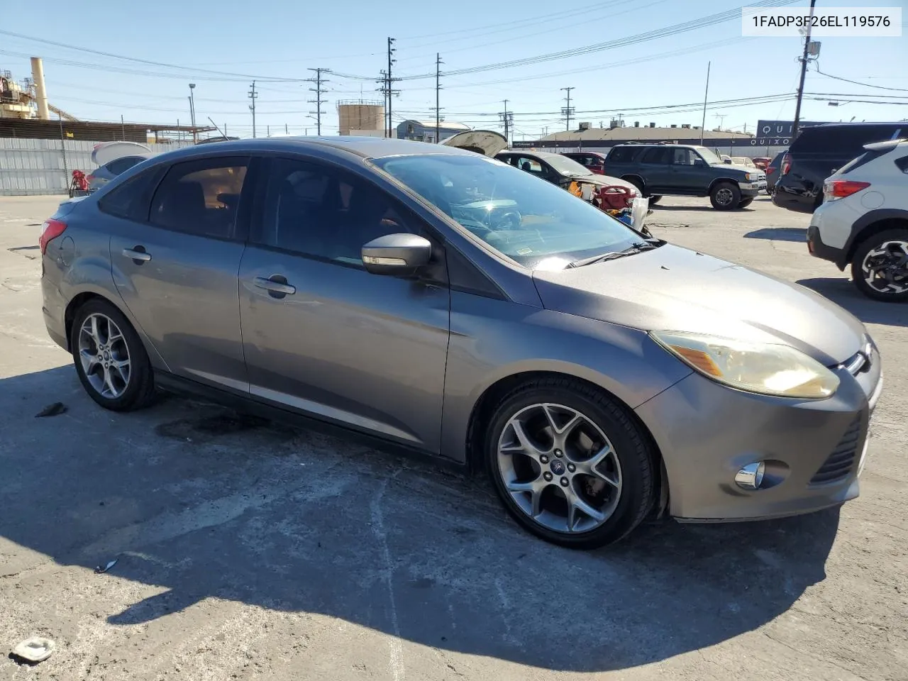 2014 Ford Focus Se VIN: 1FADP3F26EL119576 Lot: 70338054