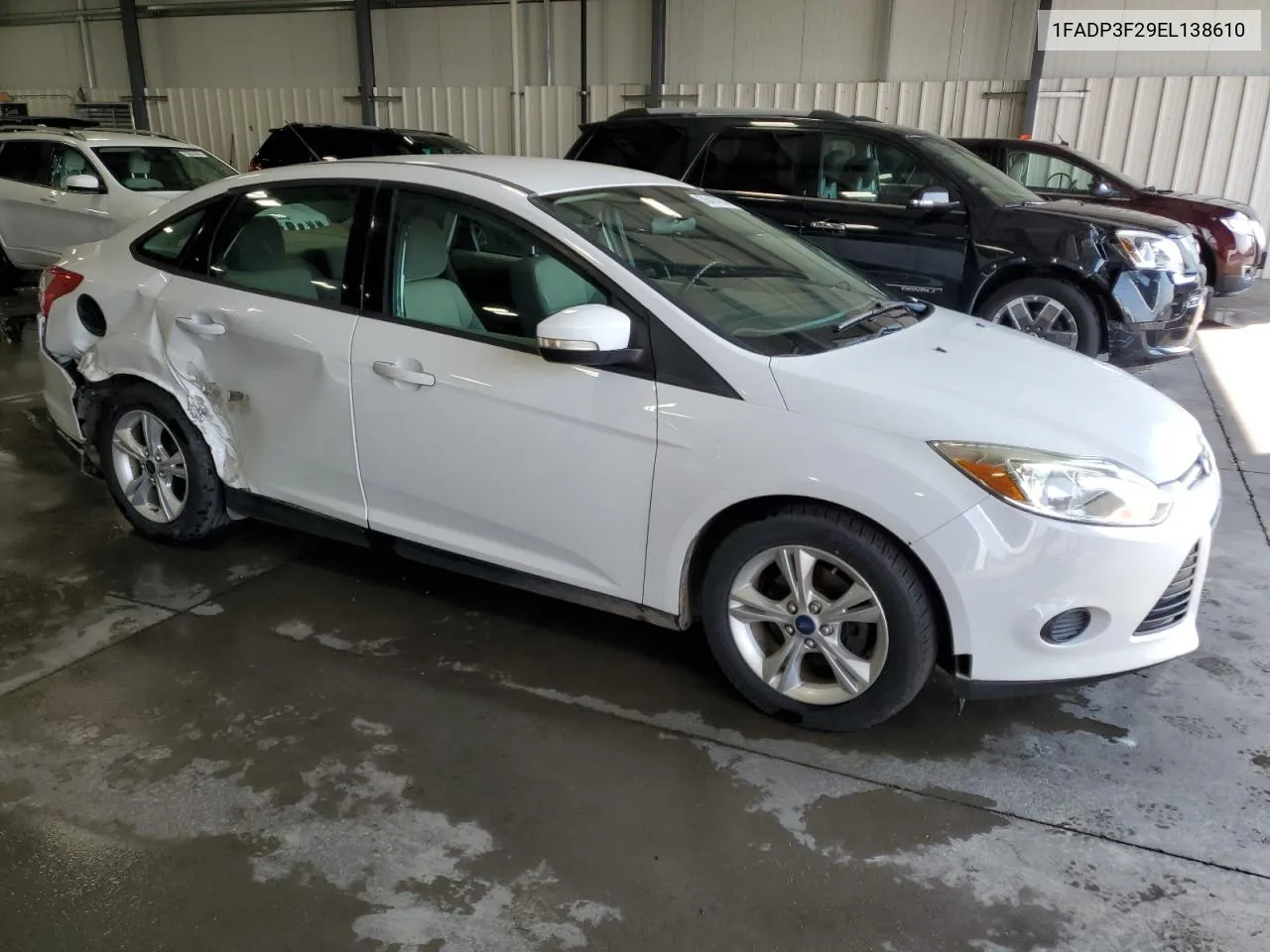 2014 Ford Focus Se VIN: 1FADP3F29EL138610 Lot: 70414764