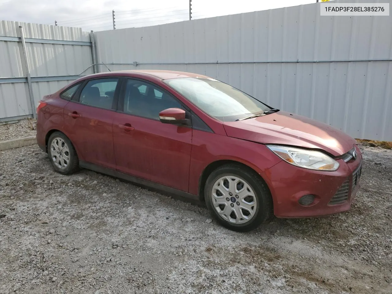 2014 Ford Focus Se VIN: 1FADP3F28EL385276 Lot: 70424184