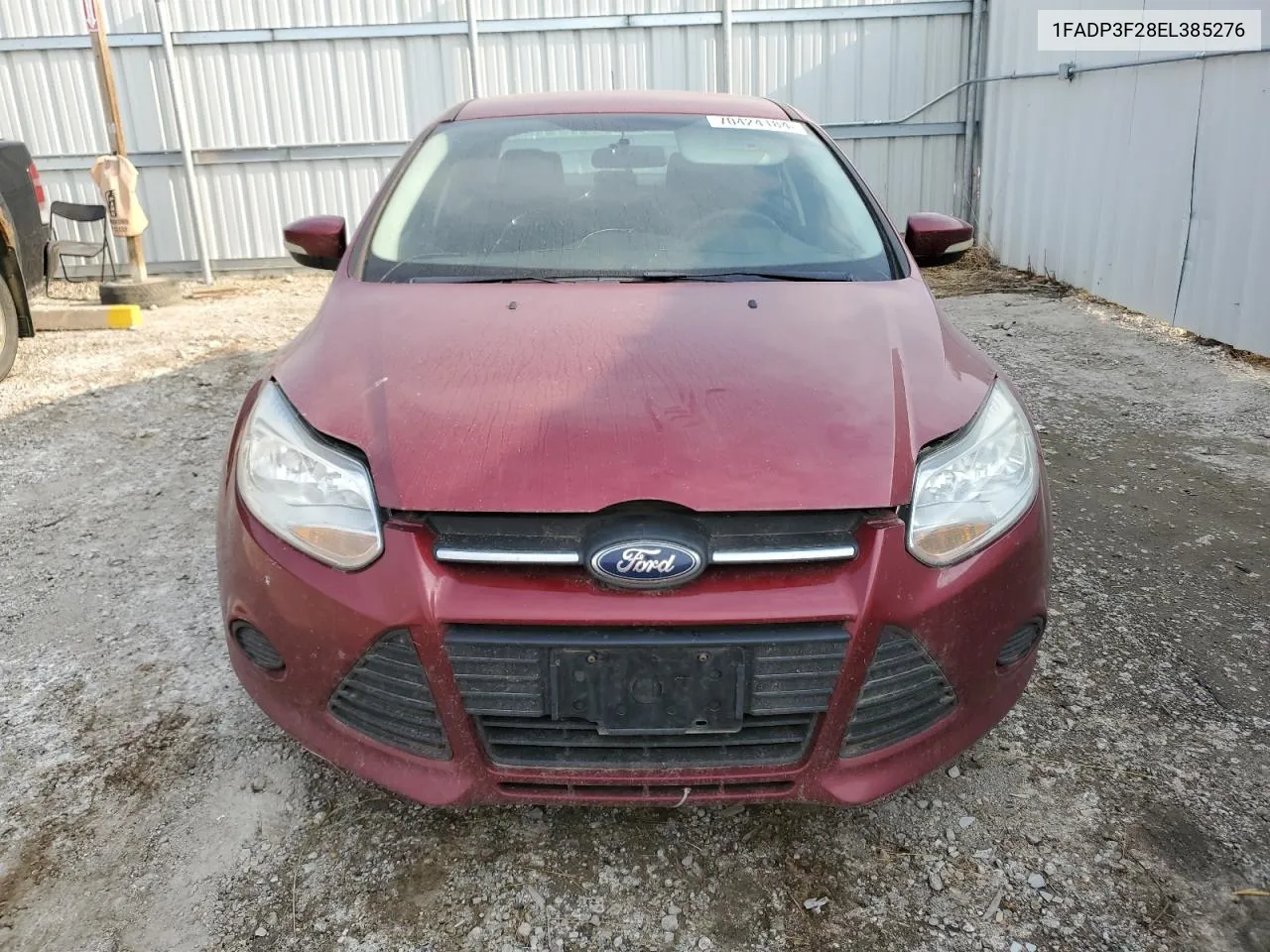 2014 Ford Focus Se VIN: 1FADP3F28EL385276 Lot: 70424184