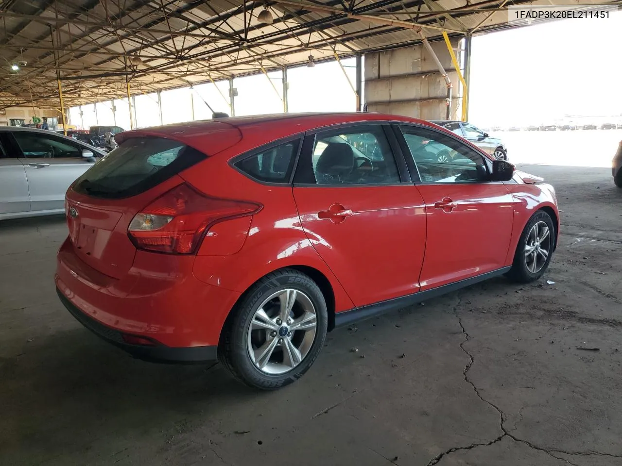 2014 Ford Focus Se VIN: 1FADP3K20EL211451 Lot: 70430354