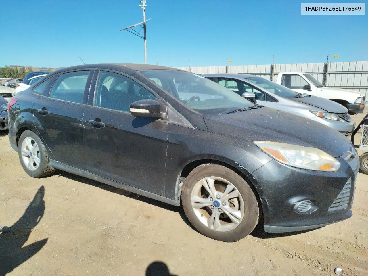 2014 Ford Focus Se VIN: 1FADP3F26EL176649 Lot: 70509864