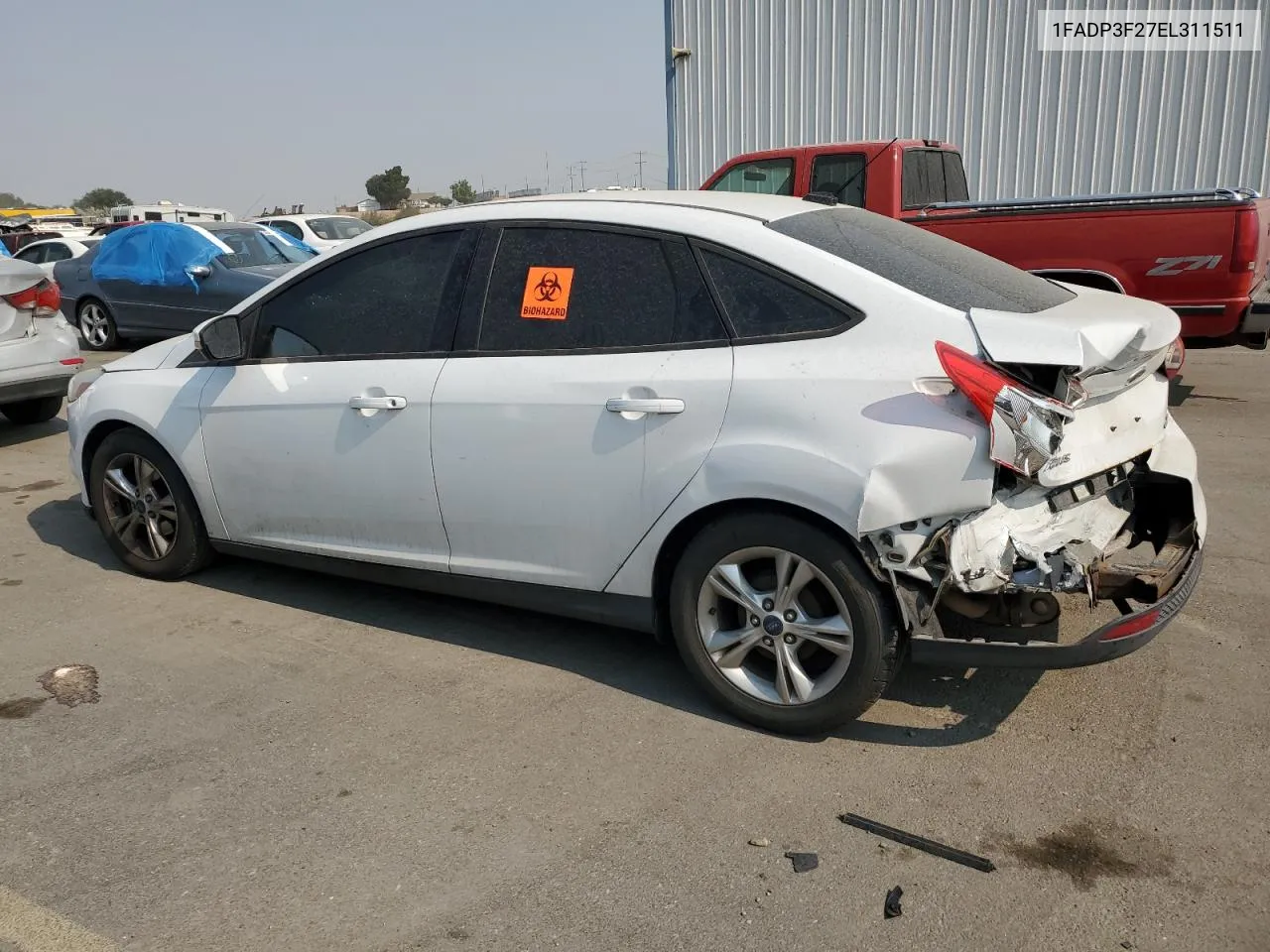 2014 Ford Focus Se VIN: 1FADP3F27EL311511 Lot: 70600794