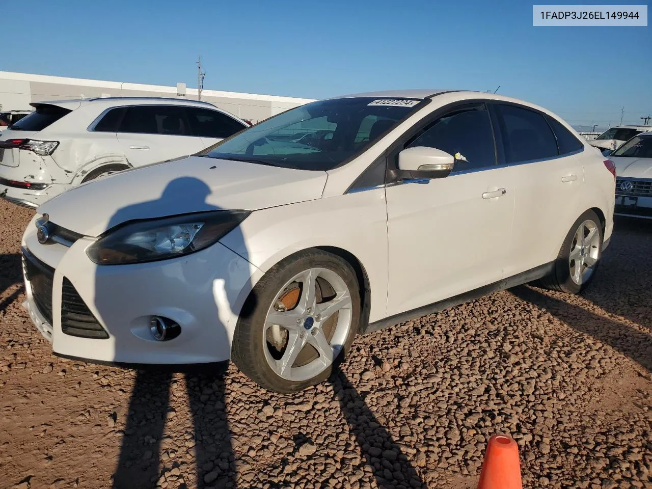 2014 Ford Focus Titanium VIN: 1FADP3J26EL149944 Lot: 70642554