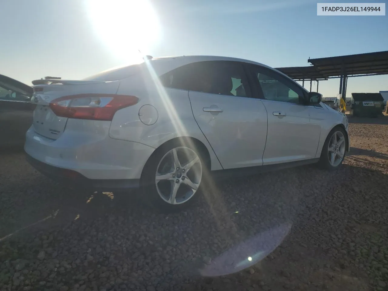 2014 Ford Focus Titanium VIN: 1FADP3J26EL149944 Lot: 70642554