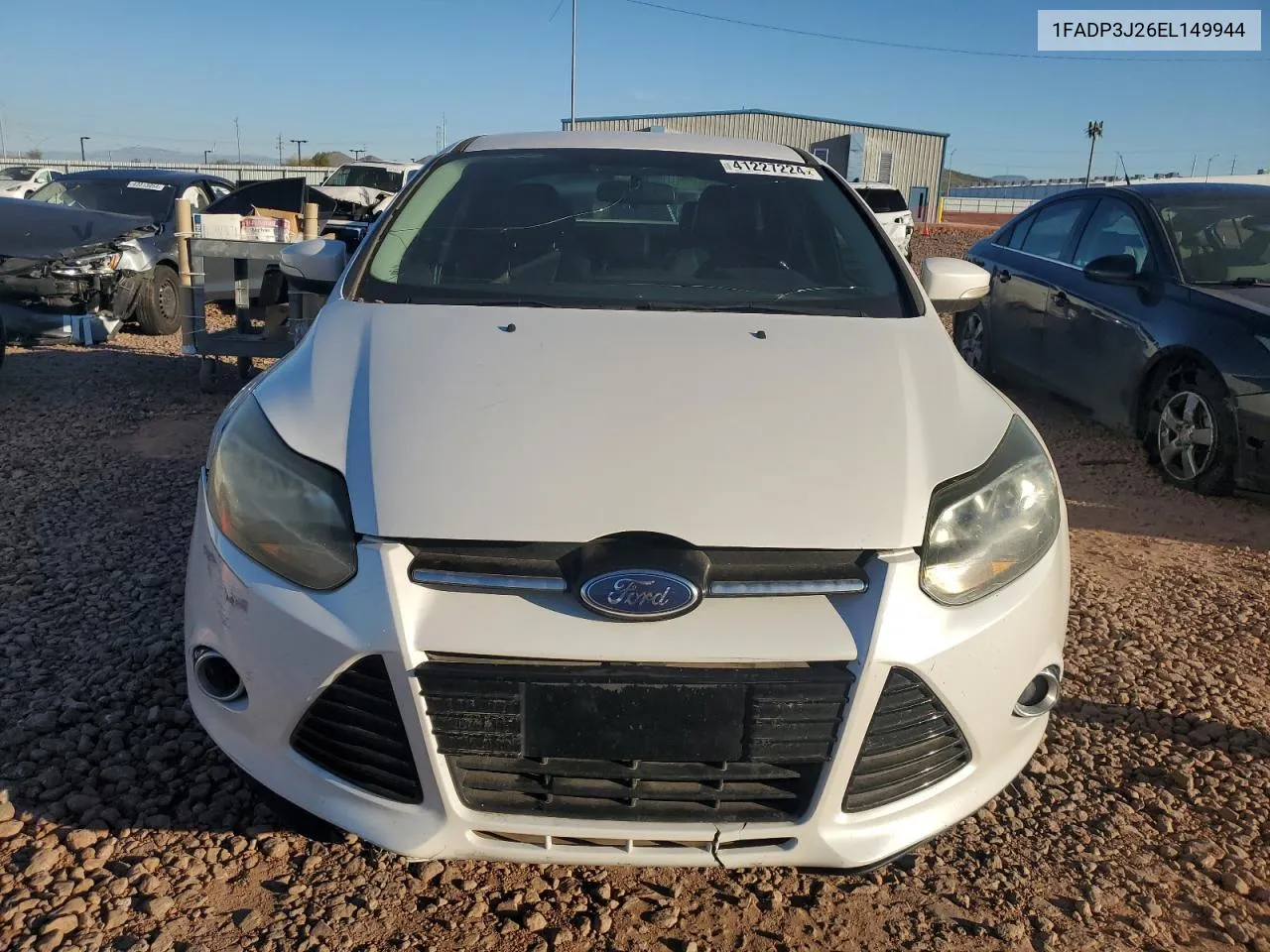 2014 Ford Focus Titanium VIN: 1FADP3J26EL149944 Lot: 70642554