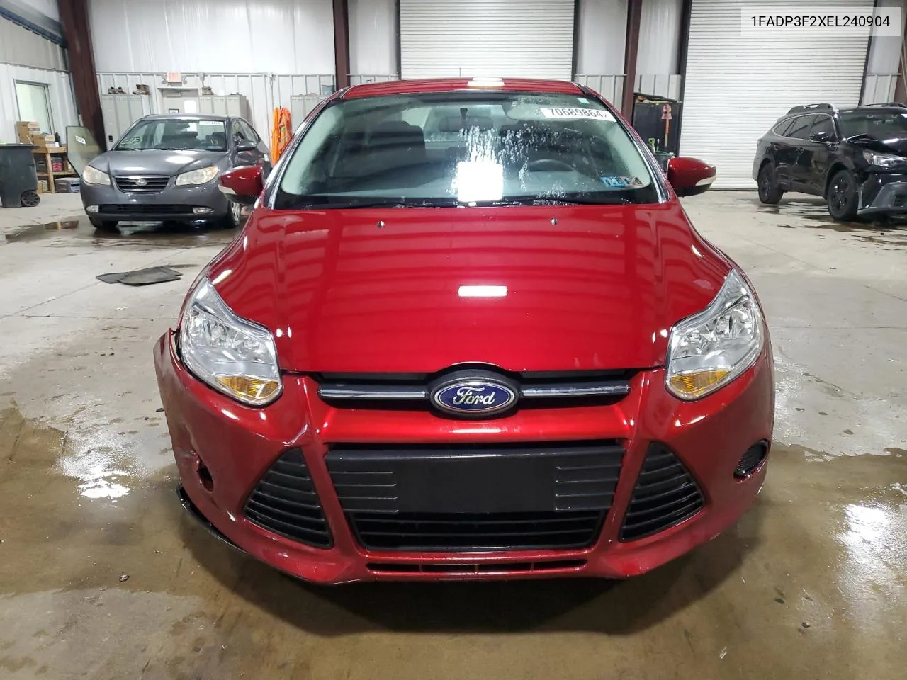 2014 Ford Focus Se VIN: 1FADP3F2XEL240904 Lot: 70689864