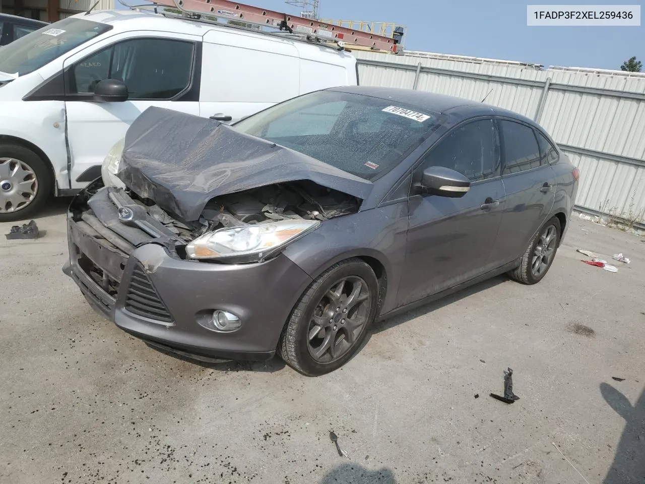 2014 Ford Focus Se VIN: 1FADP3F2XEL259436 Lot: 70704774