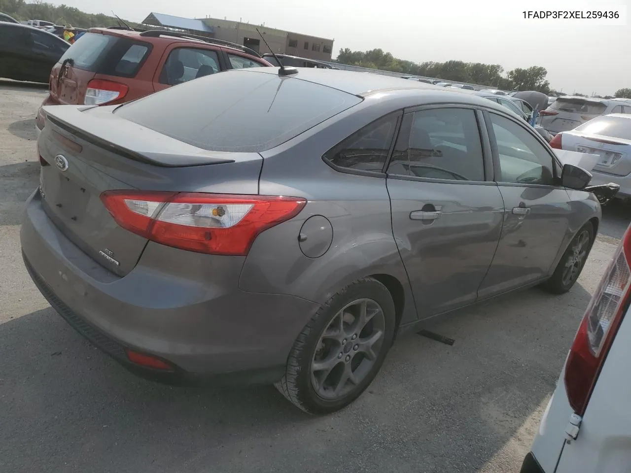 2014 Ford Focus Se VIN: 1FADP3F2XEL259436 Lot: 70704774