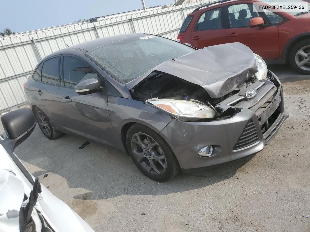 2014 Ford Focus Se VIN: 1FADP3F2XEL259436 Lot: 70704774