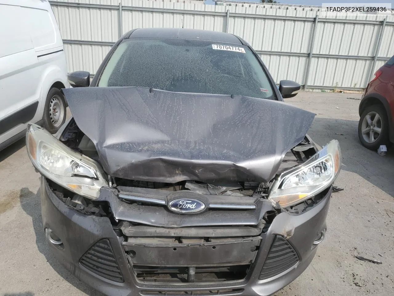 2014 Ford Focus Se VIN: 1FADP3F2XEL259436 Lot: 70704774