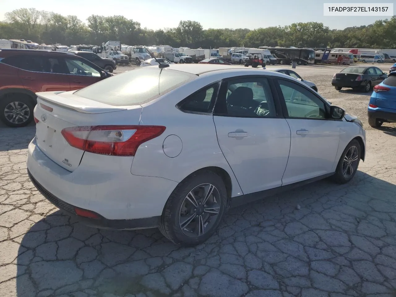 2014 Ford Focus Se VIN: 1FADP3F27EL143157 Lot: 70715524