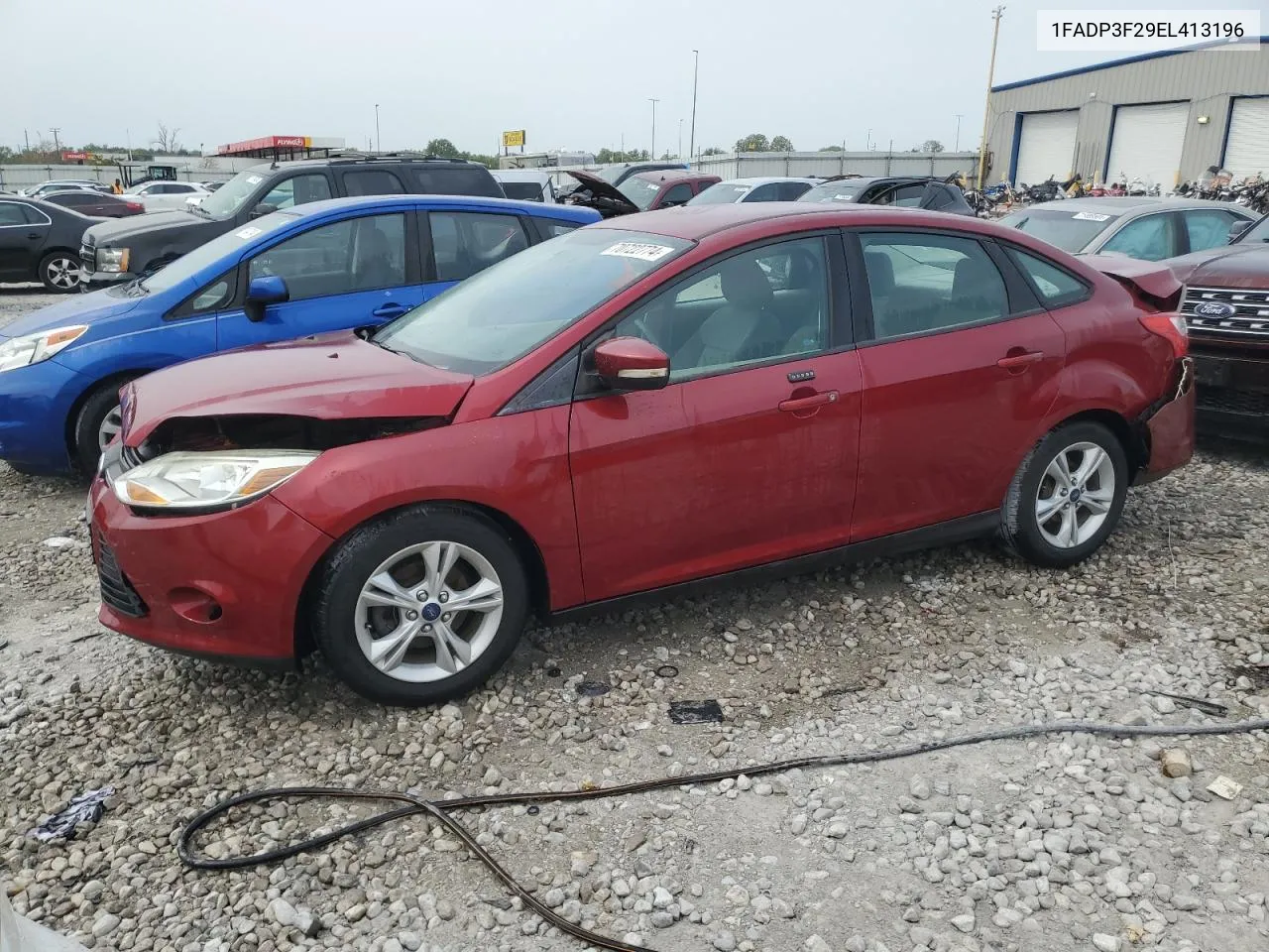 2014 Ford Focus Se VIN: 1FADP3F29EL413196 Lot: 70722774