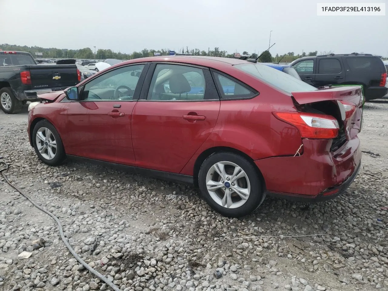 2014 Ford Focus Se VIN: 1FADP3F29EL413196 Lot: 70722774