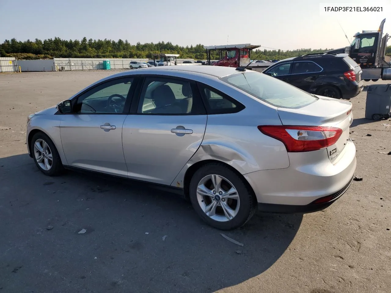 2014 Ford Focus Se VIN: 1FADP3F21EL366021 Lot: 70757554