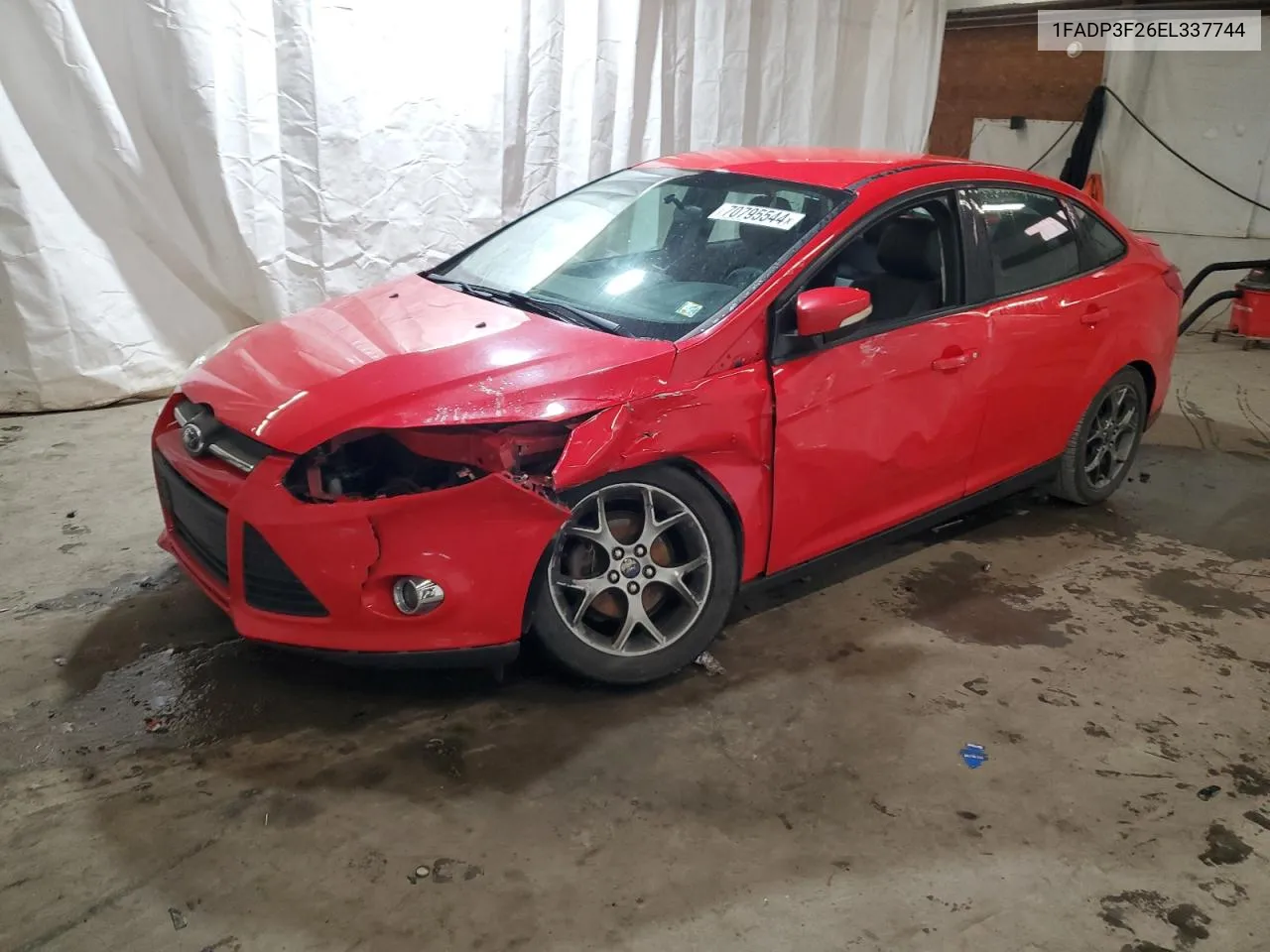 2014 Ford Focus Se VIN: 1FADP3F26EL337744 Lot: 70795544