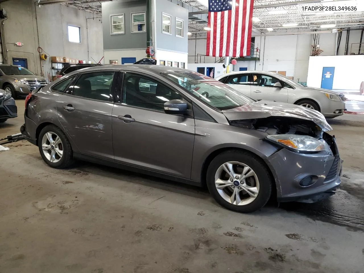 2014 Ford Focus Se VIN: 1FADP3F28EL349636 Lot: 70800854