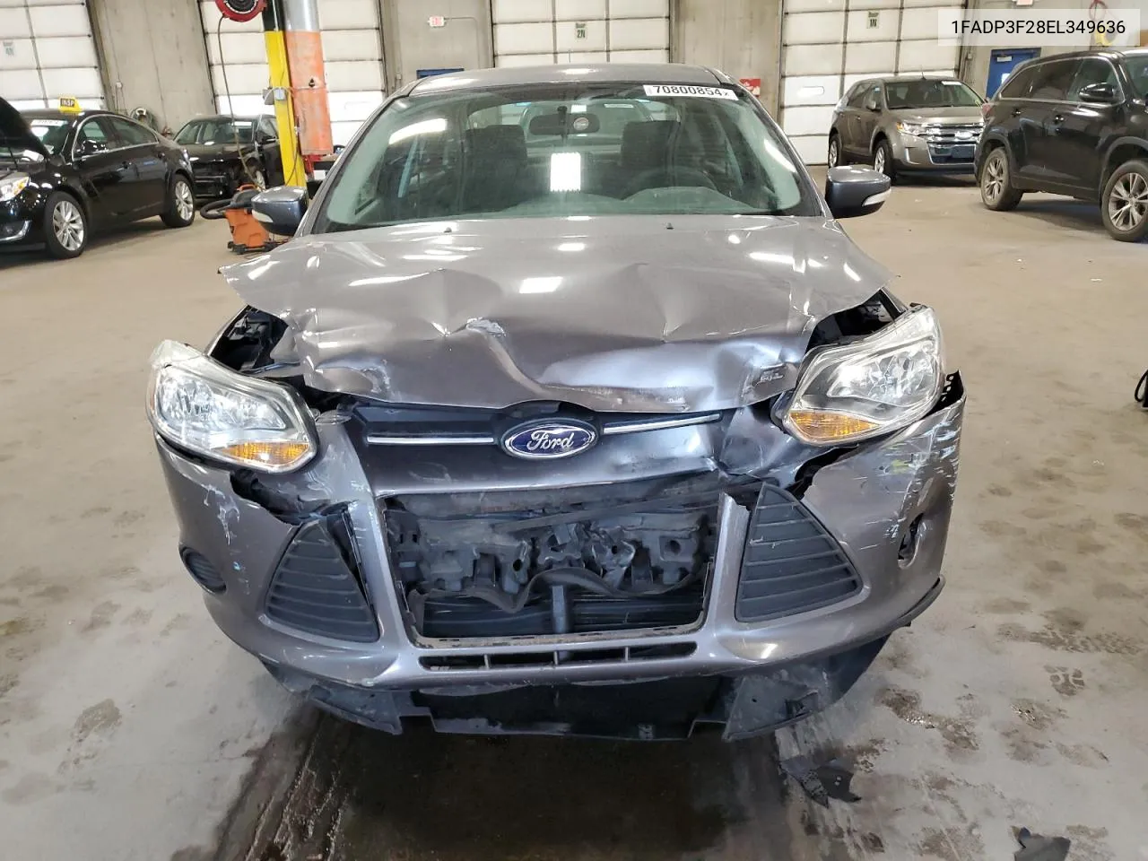 2014 Ford Focus Se VIN: 1FADP3F28EL349636 Lot: 70800854