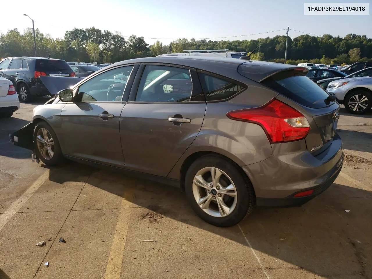 2014 Ford Focus Se VIN: 1FADP3K29EL194018 Lot: 70841374