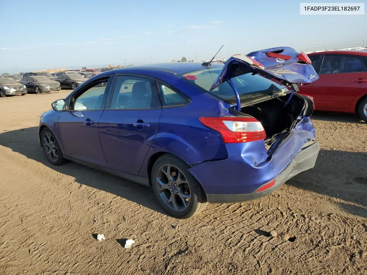 2014 Ford Focus Se VIN: 1FADP3F23EL182697 Lot: 70858094