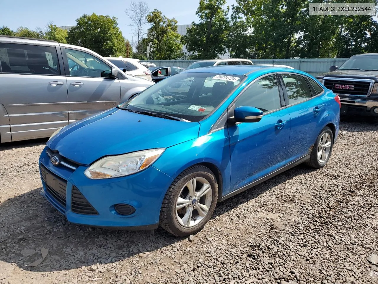 2014 Ford Focus Se VIN: 1FADP3F2XEL232544 Lot: 70874754