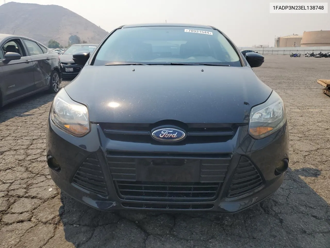 2014 Ford Focus Titanium VIN: 1FADP3N23EL138748 Lot: 70931544