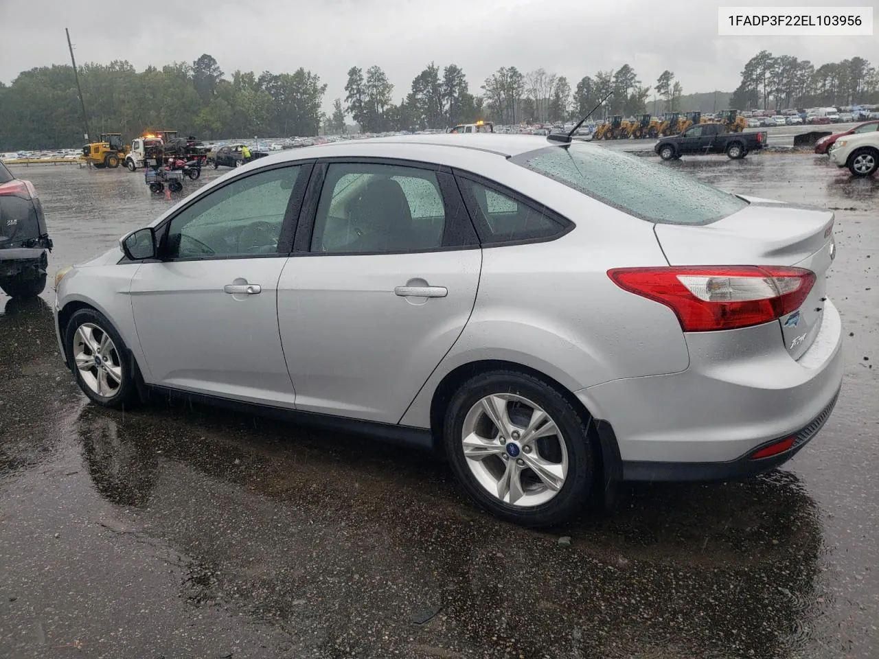 2014 Ford Focus Se VIN: 1FADP3F22EL103956 Lot: 71005344