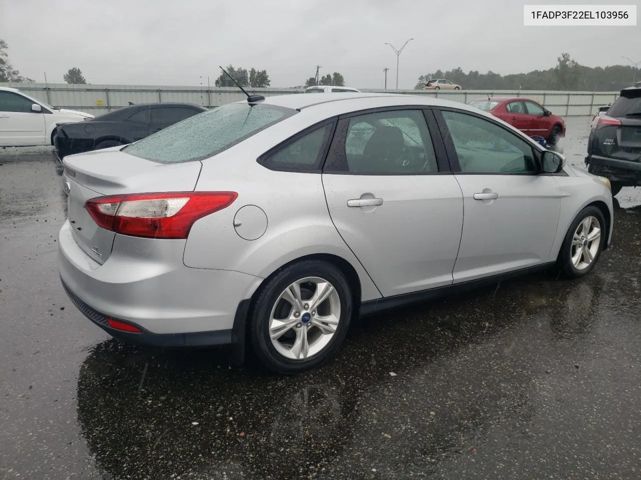 2014 Ford Focus Se VIN: 1FADP3F22EL103956 Lot: 71005344