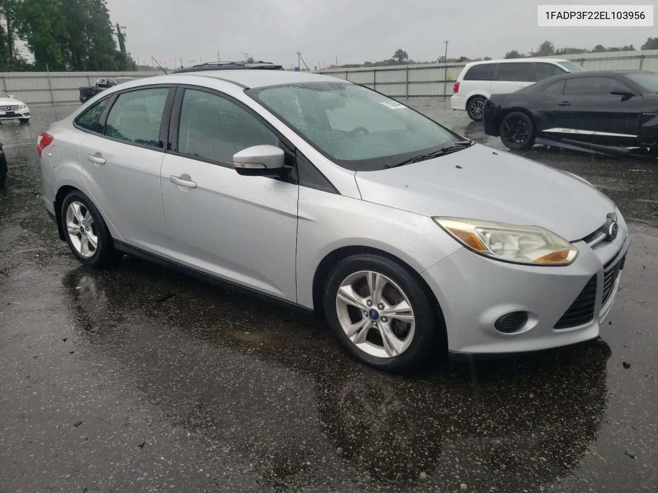 2014 Ford Focus Se VIN: 1FADP3F22EL103956 Lot: 71005344