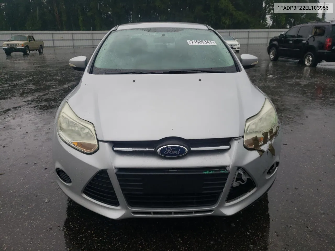 2014 Ford Focus Se VIN: 1FADP3F22EL103956 Lot: 71005344