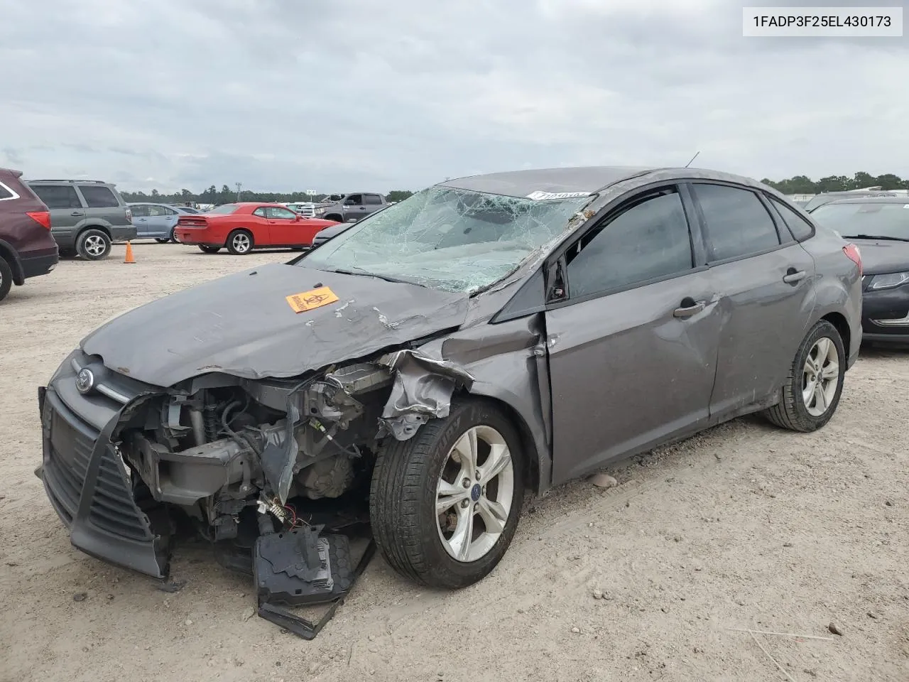 2014 Ford Focus Se VIN: 1FADP3F25EL430173 Lot: 71019194