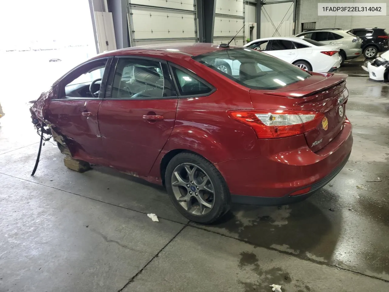 2014 Ford Focus Se VIN: 1FADP3F22EL314042 Lot: 71044094