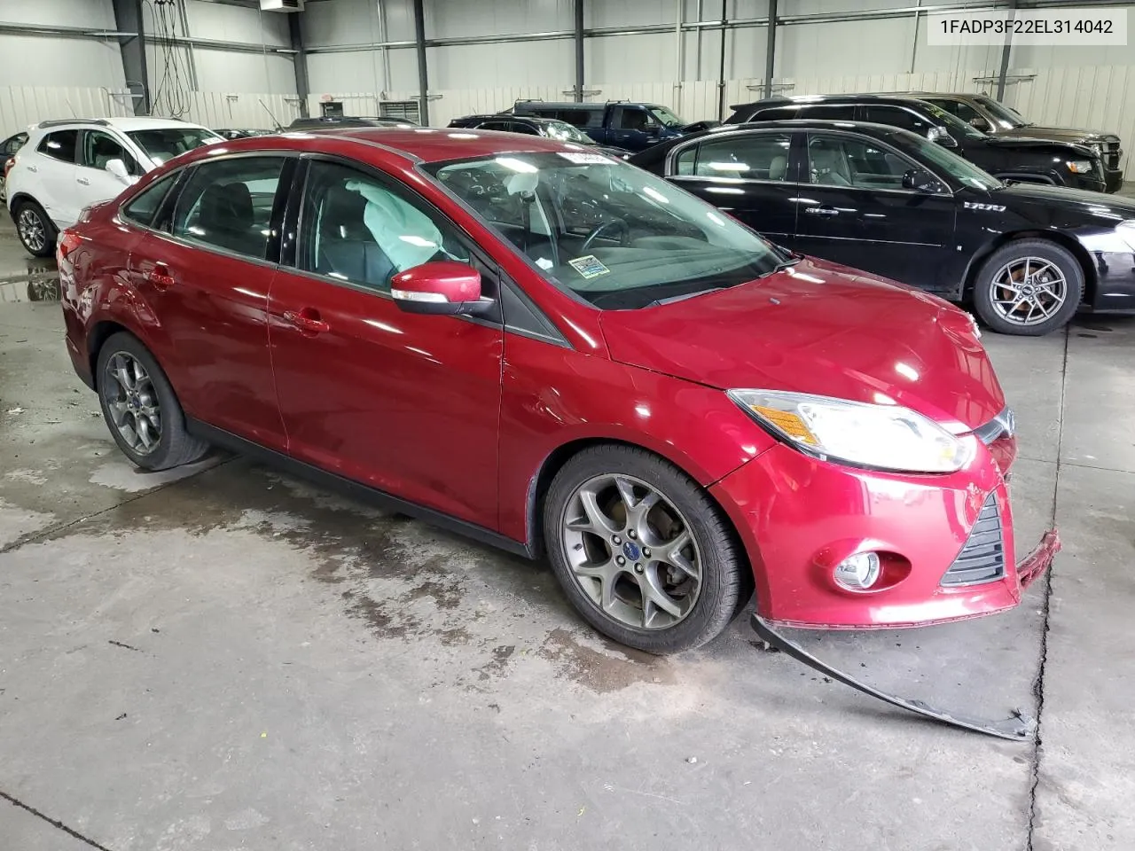 2014 Ford Focus Se VIN: 1FADP3F22EL314042 Lot: 71044094