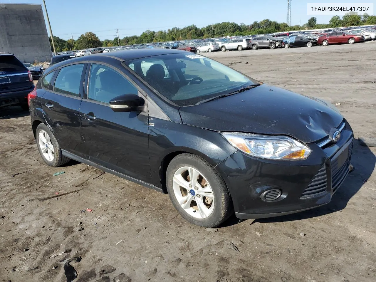 2014 Ford Focus Se VIN: 1FADP3K24EL417307 Lot: 71053954