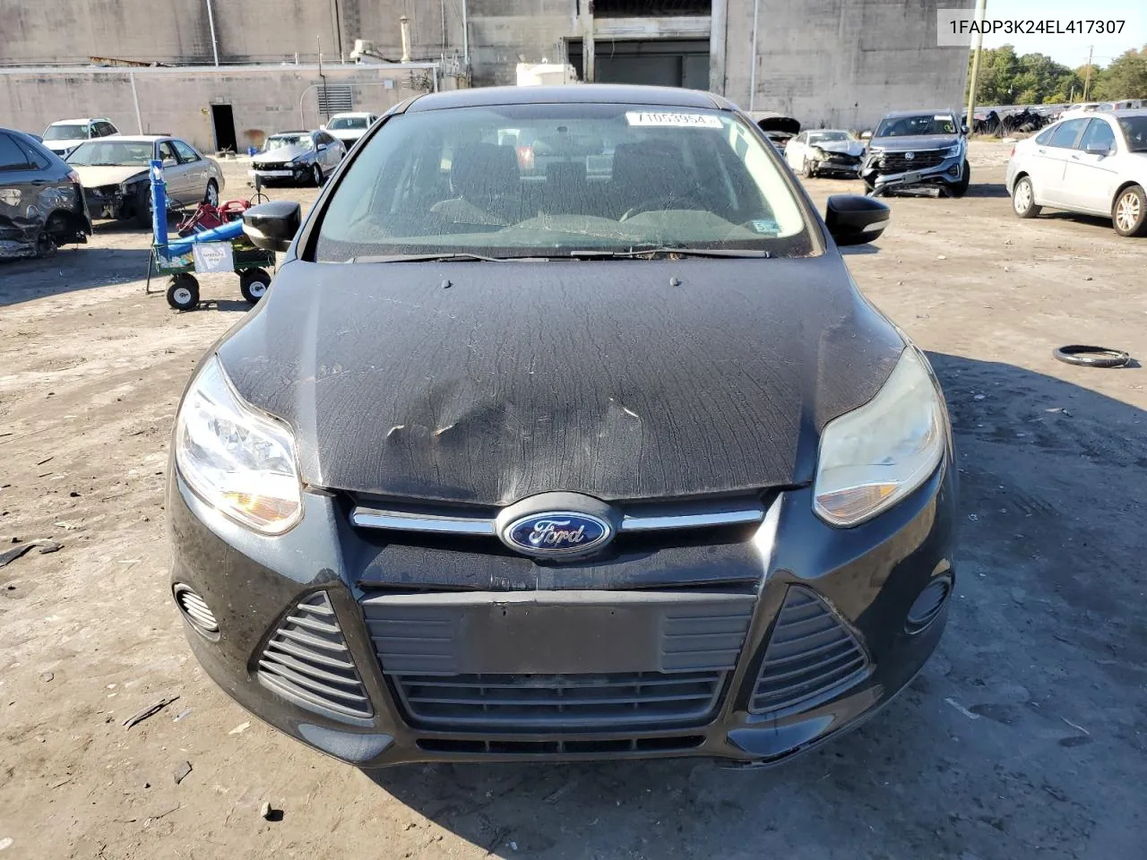 2014 Ford Focus Se VIN: 1FADP3K24EL417307 Lot: 71053954